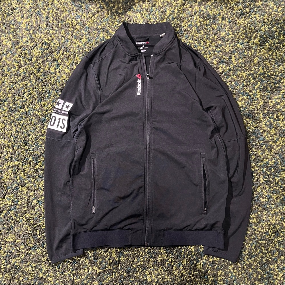 Reebok Lightweight Zip Up Bomber Style Jacket (M)